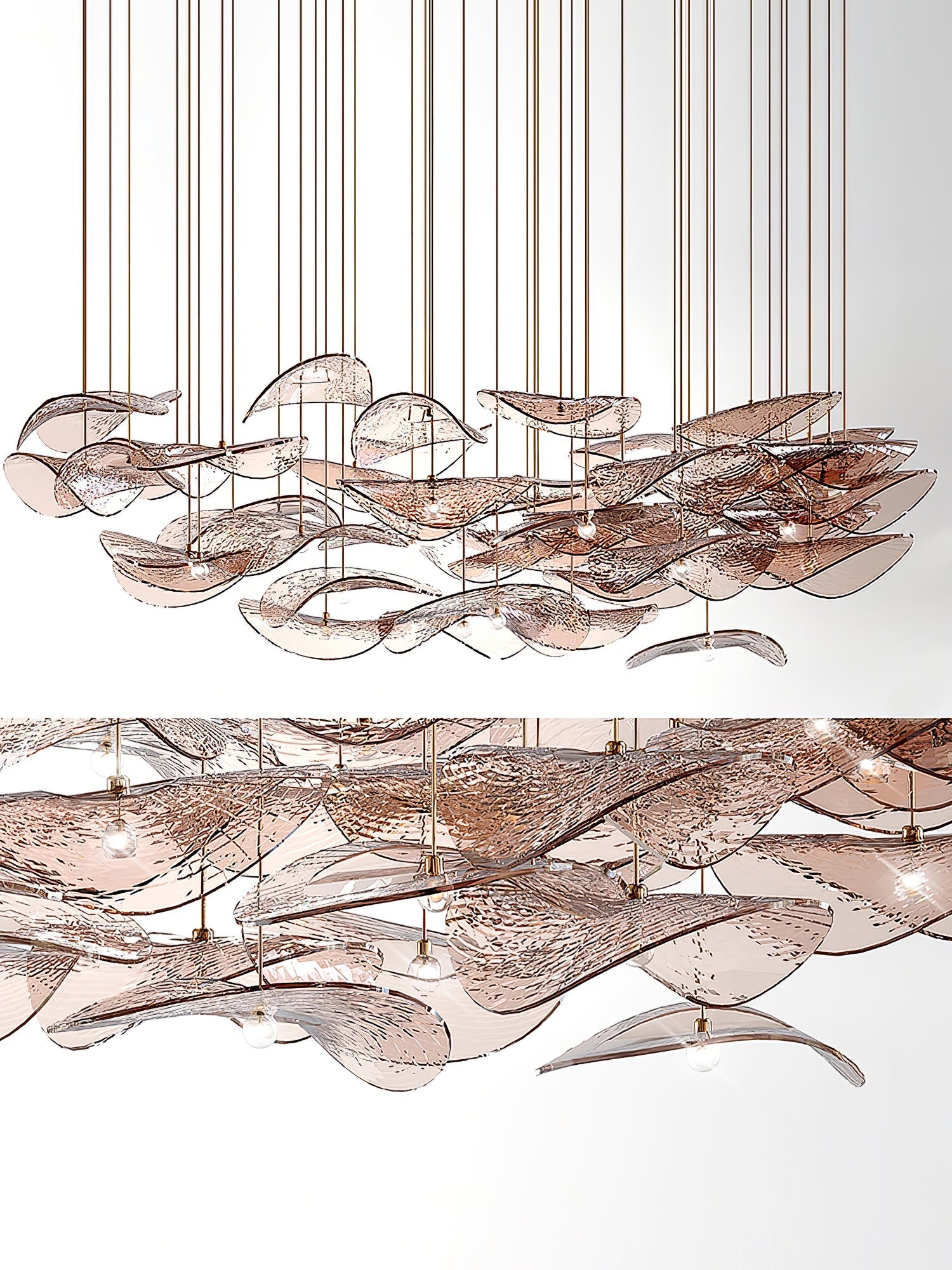 Підвісна люстра Wave Floating Leaf