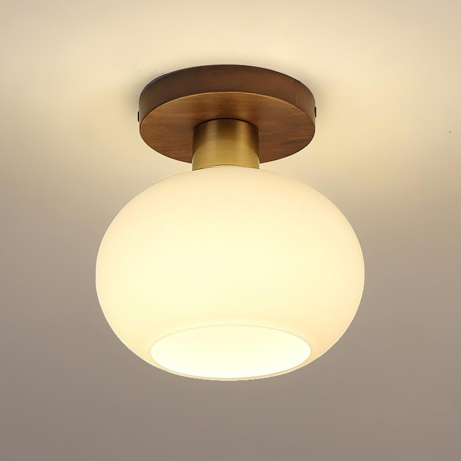 White Shell Ceiling Lamp - DEPRIMO