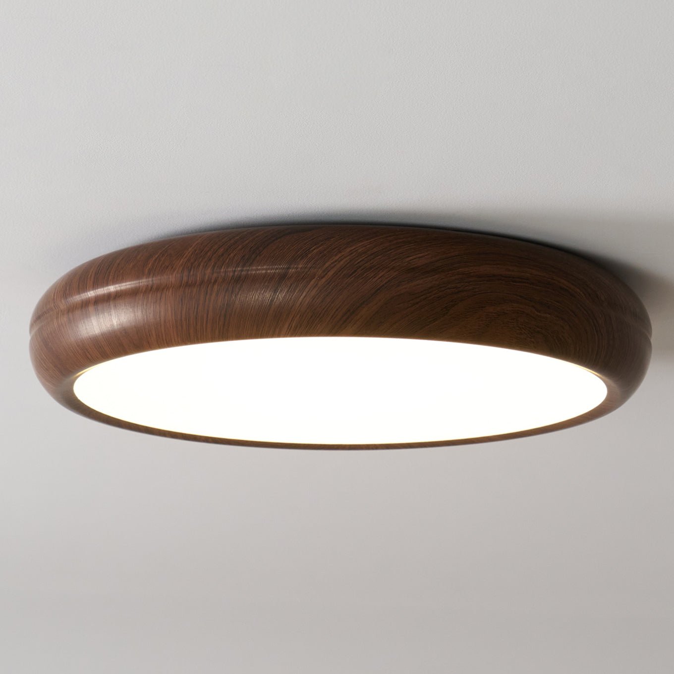 Стельовий світильник Wood Grain круглої форми