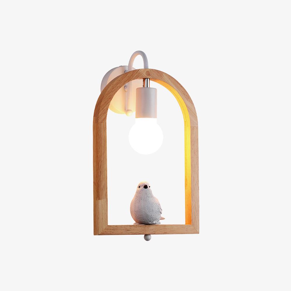 Світильник на стіну Wood Bird Resin