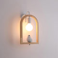 Wood Bird Resin Wall Light - Vakkerlight