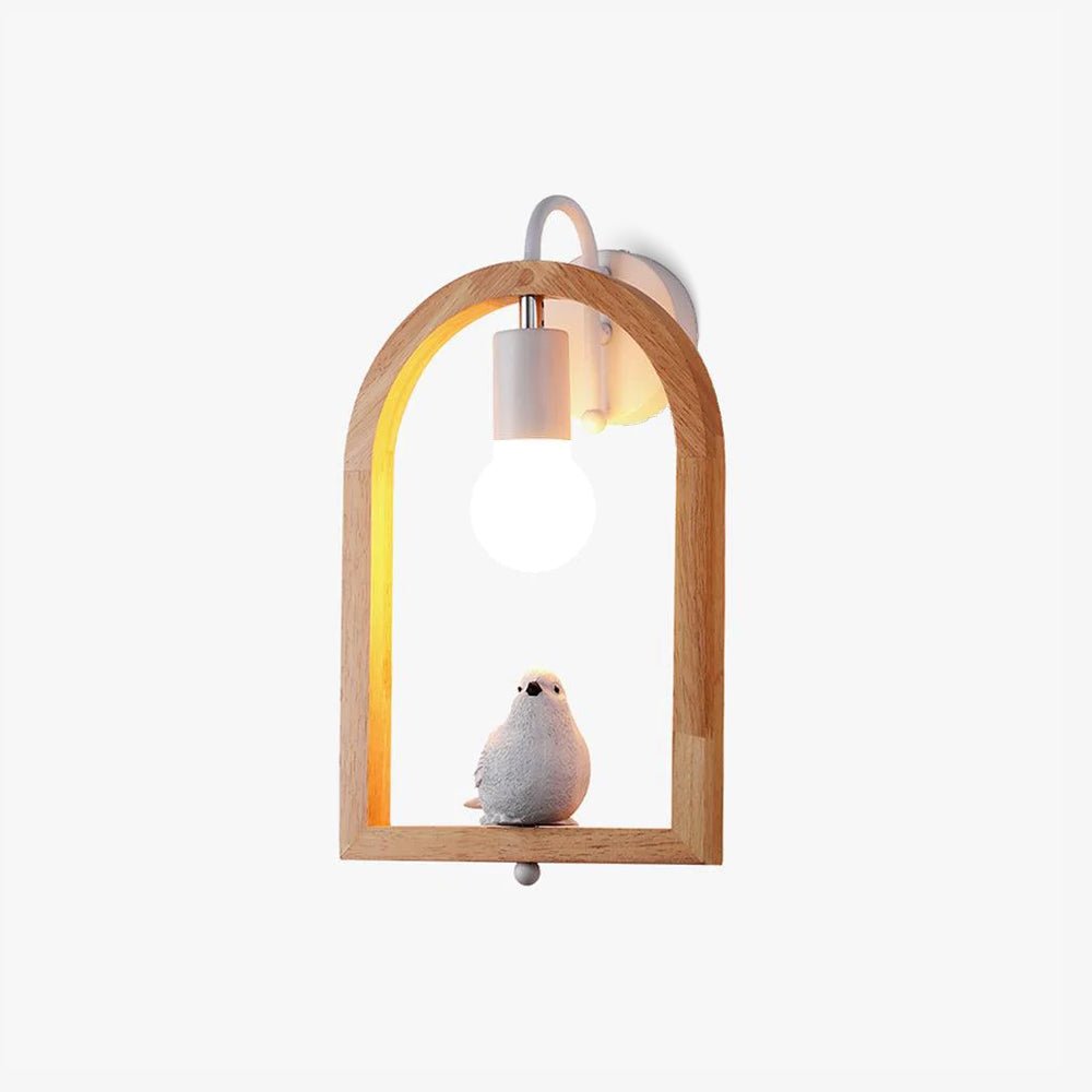 Світильник на стіну Wood Bird Resin