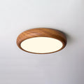 Wood Grain Round Ceiling Lamp - DEPRIMO