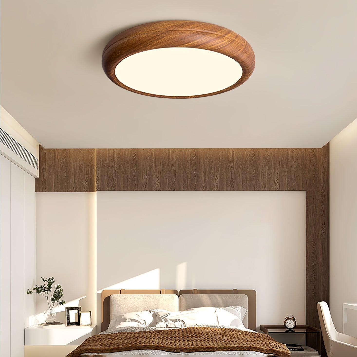 Стельовий світильник Wood Grain круглої форми