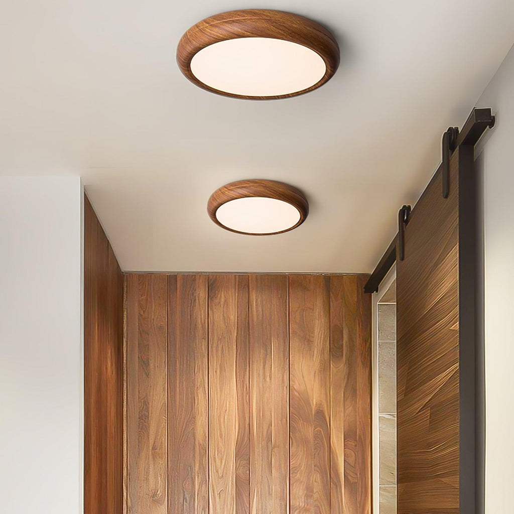 Стельовий світильник Wood Grain круглої форми