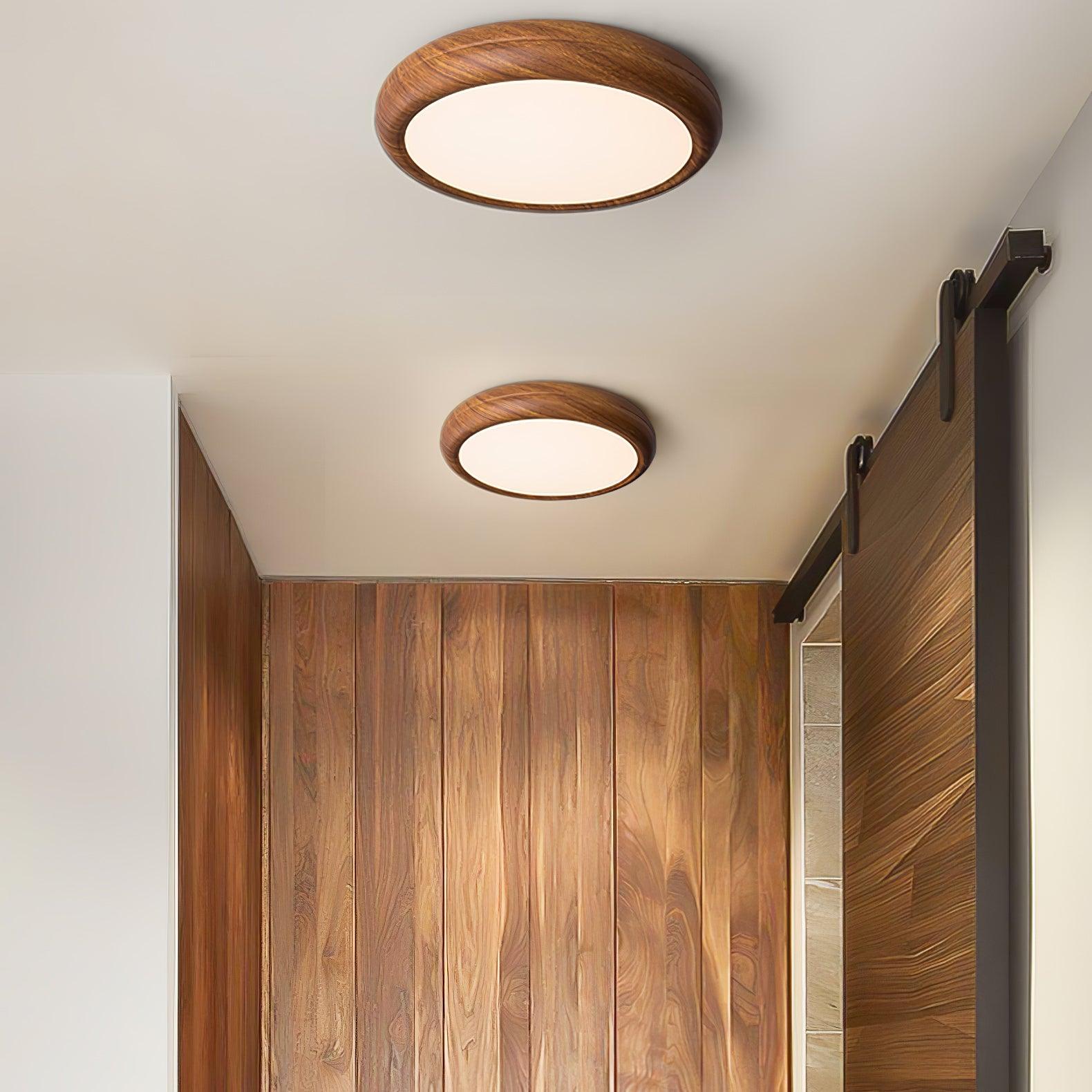 Стельовий світильник Wood Grain круглої форми