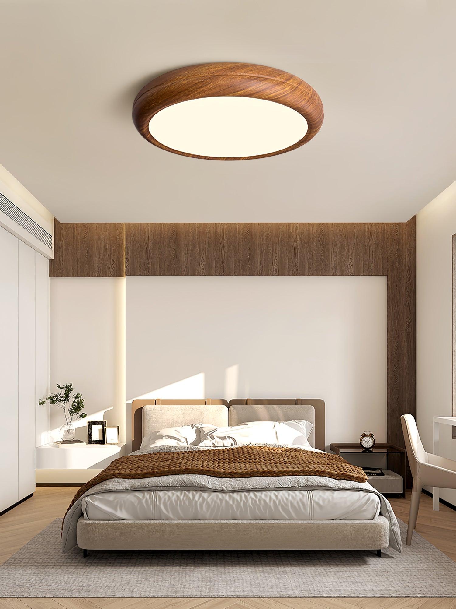 Стельовий світильник Wood Grain круглої форми