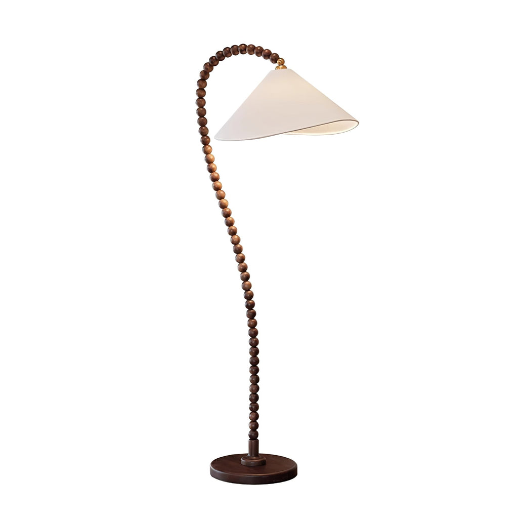 Wooden Bead Floor Lamp - DEPRIMO