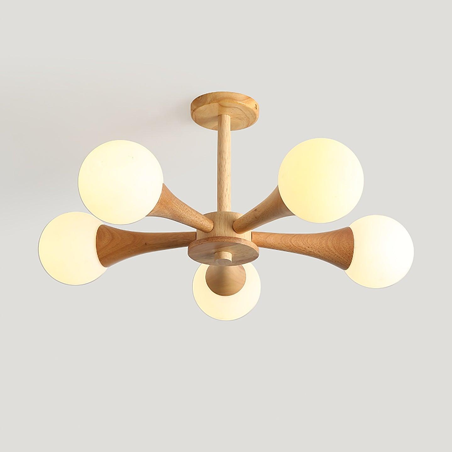 Wooden Nera Chandelier - DEPRIMO