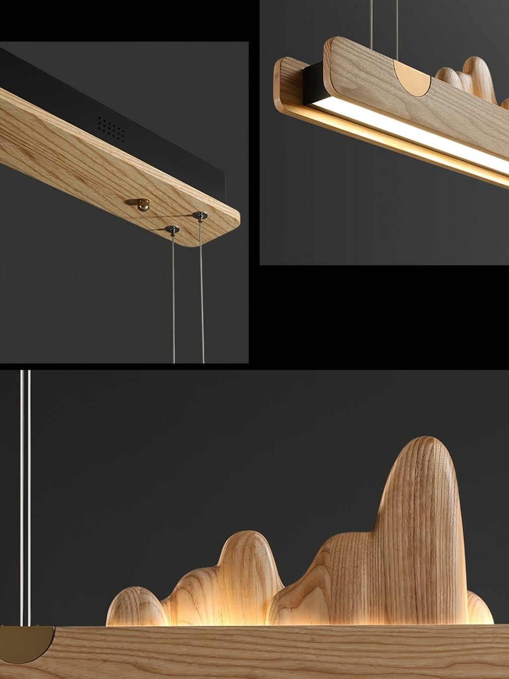 Zen Ridge Pendant Light