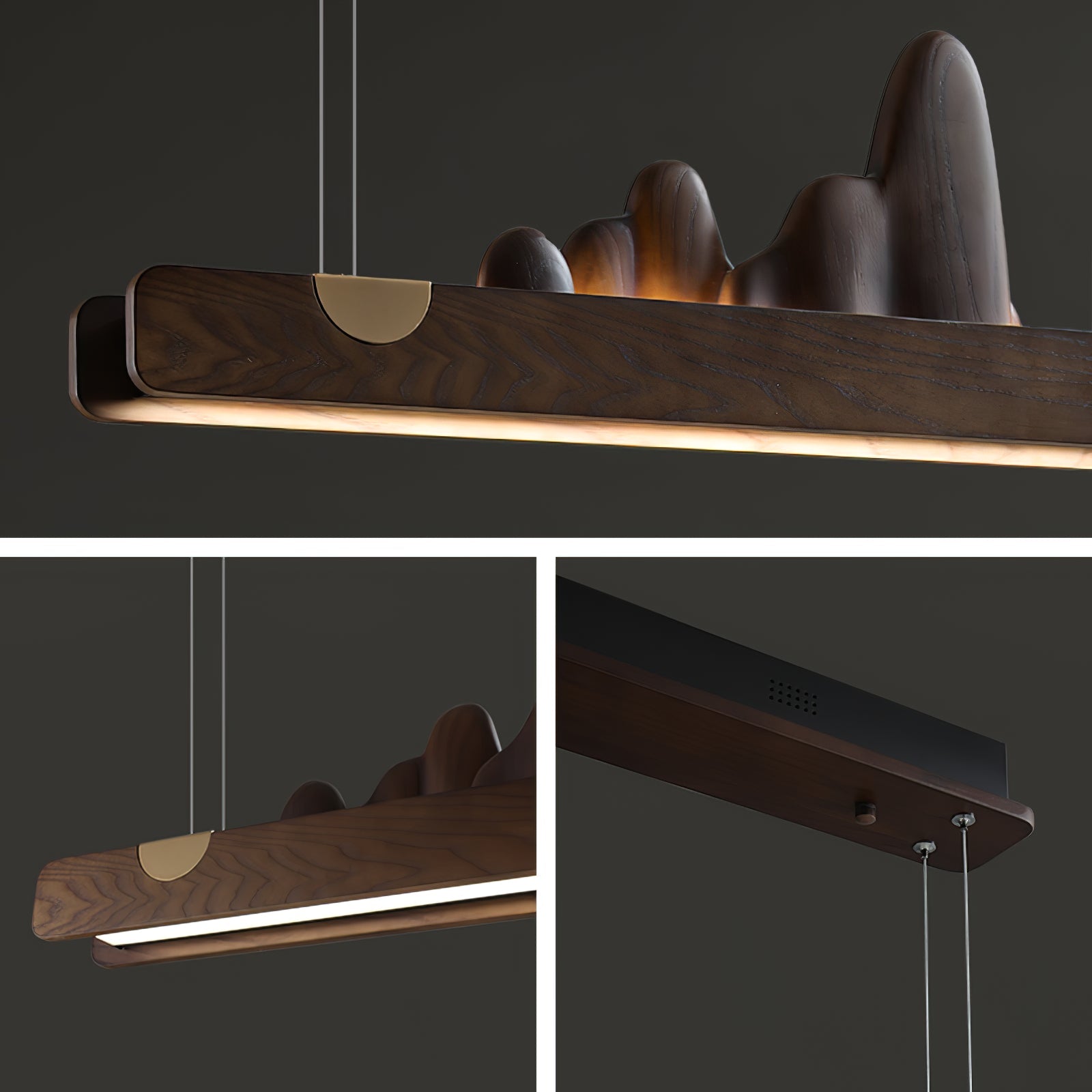 Zen Ridge Pendant Light