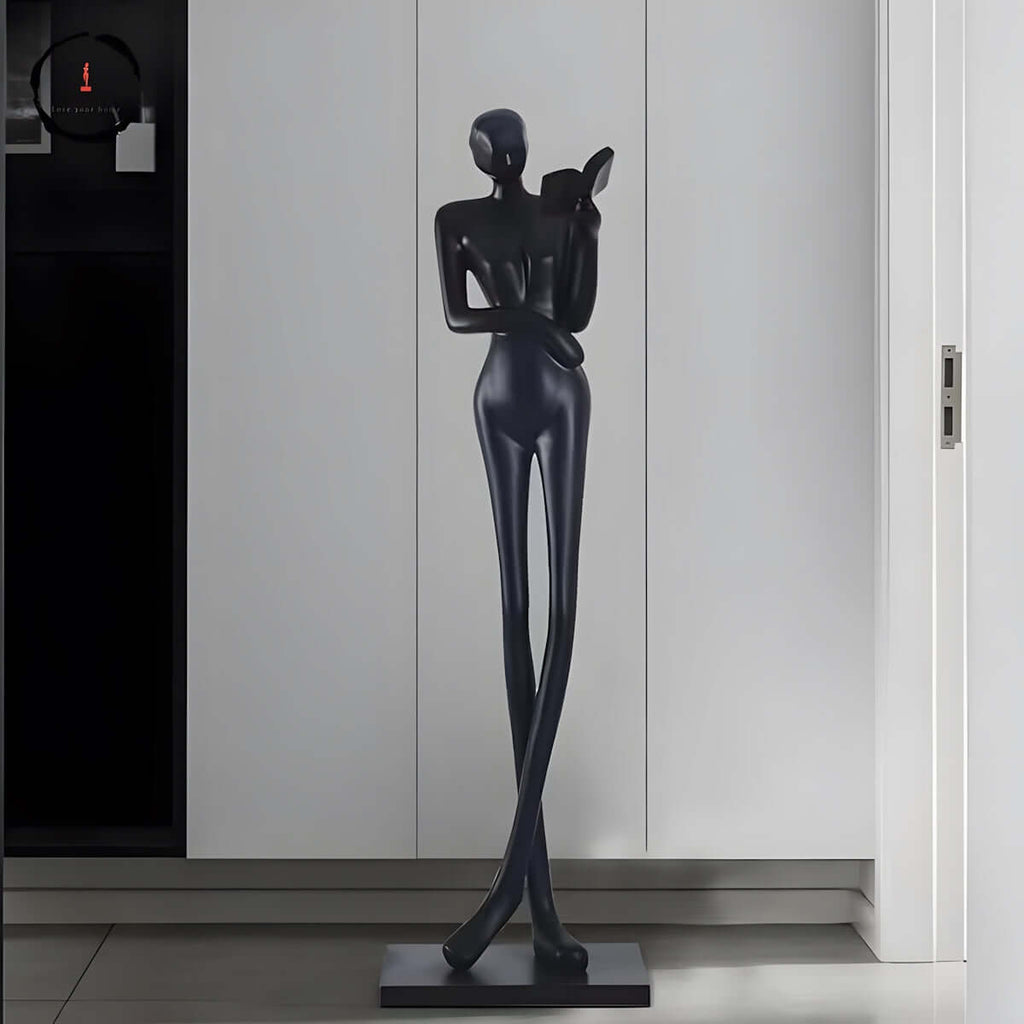 Graceful Reader Sculpture Ornaments