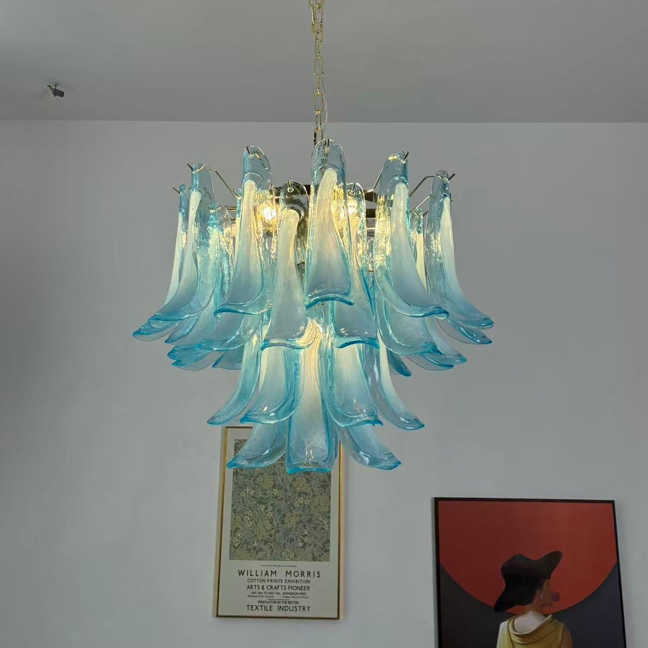 Люстра Azure Drift Glass