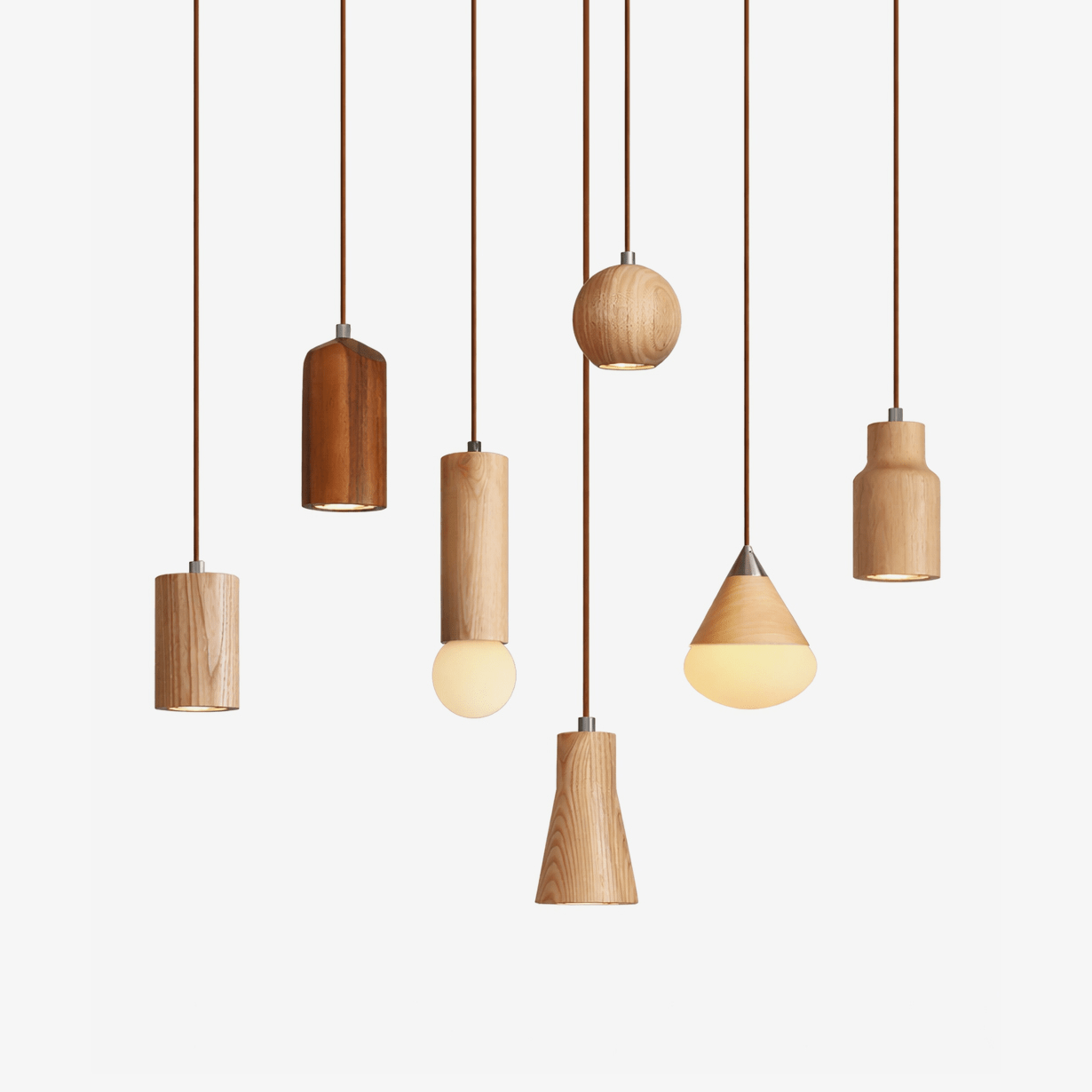 Forma Wood Pendant Collection