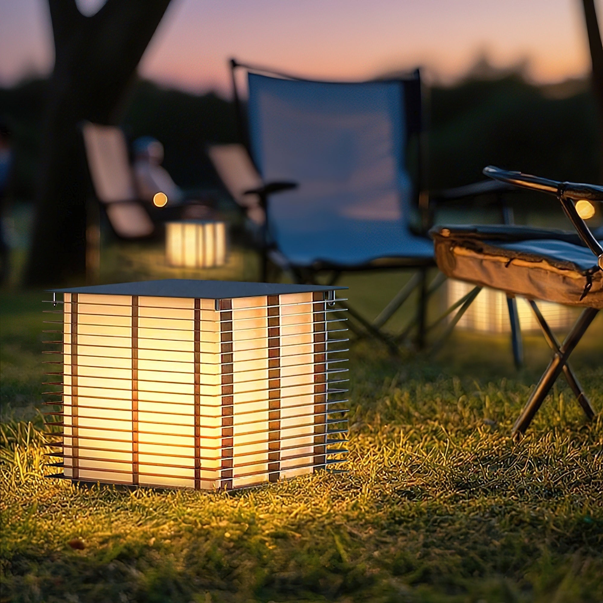 Grid Post Outdoor Light