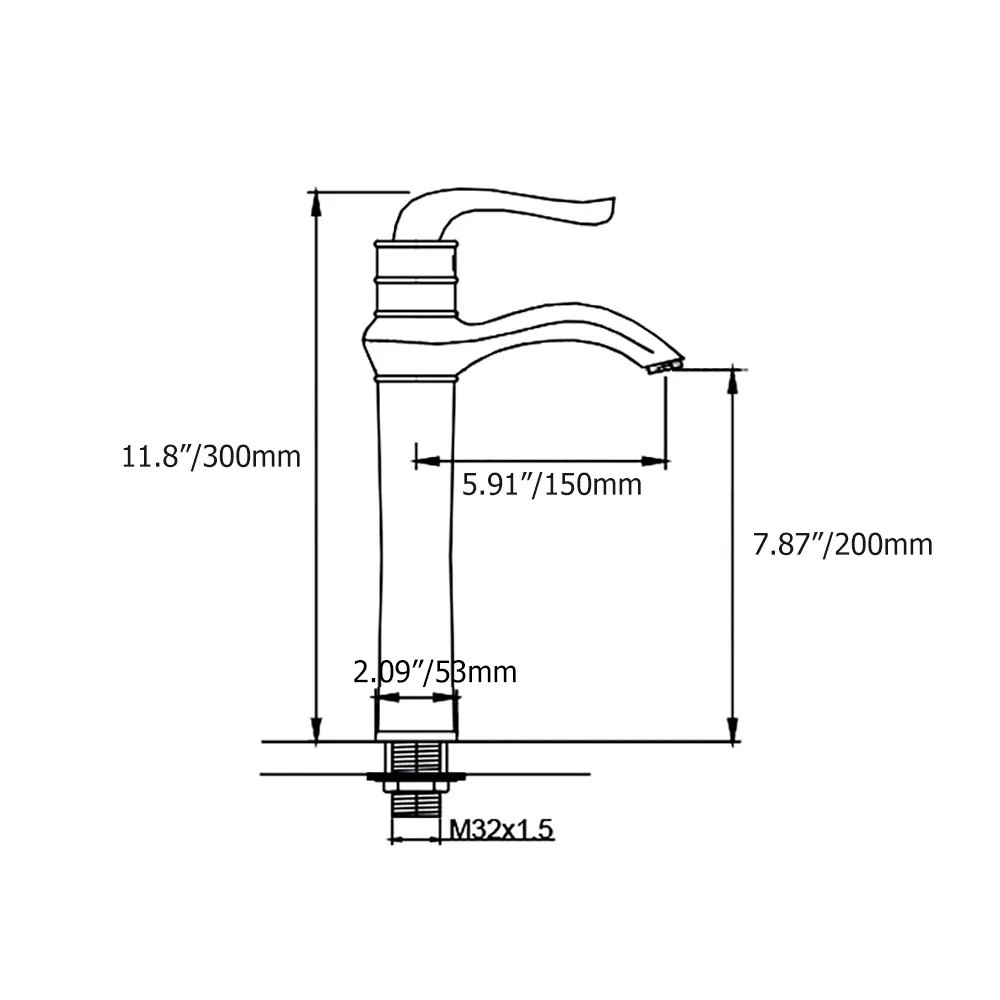 Змішувач для раковини у стилі Традиційний Колір - Хром Матеріал корпусу - Латунь SLAVGO 39321