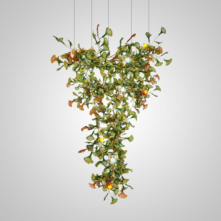 Підвісна люстра ELLING LUX H300 Green