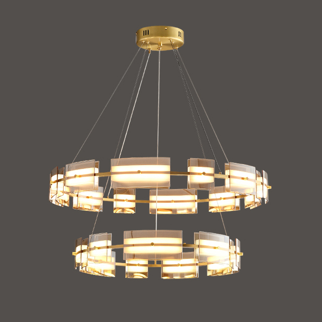 Підвісна люстра BRIAND D61+81 Brass