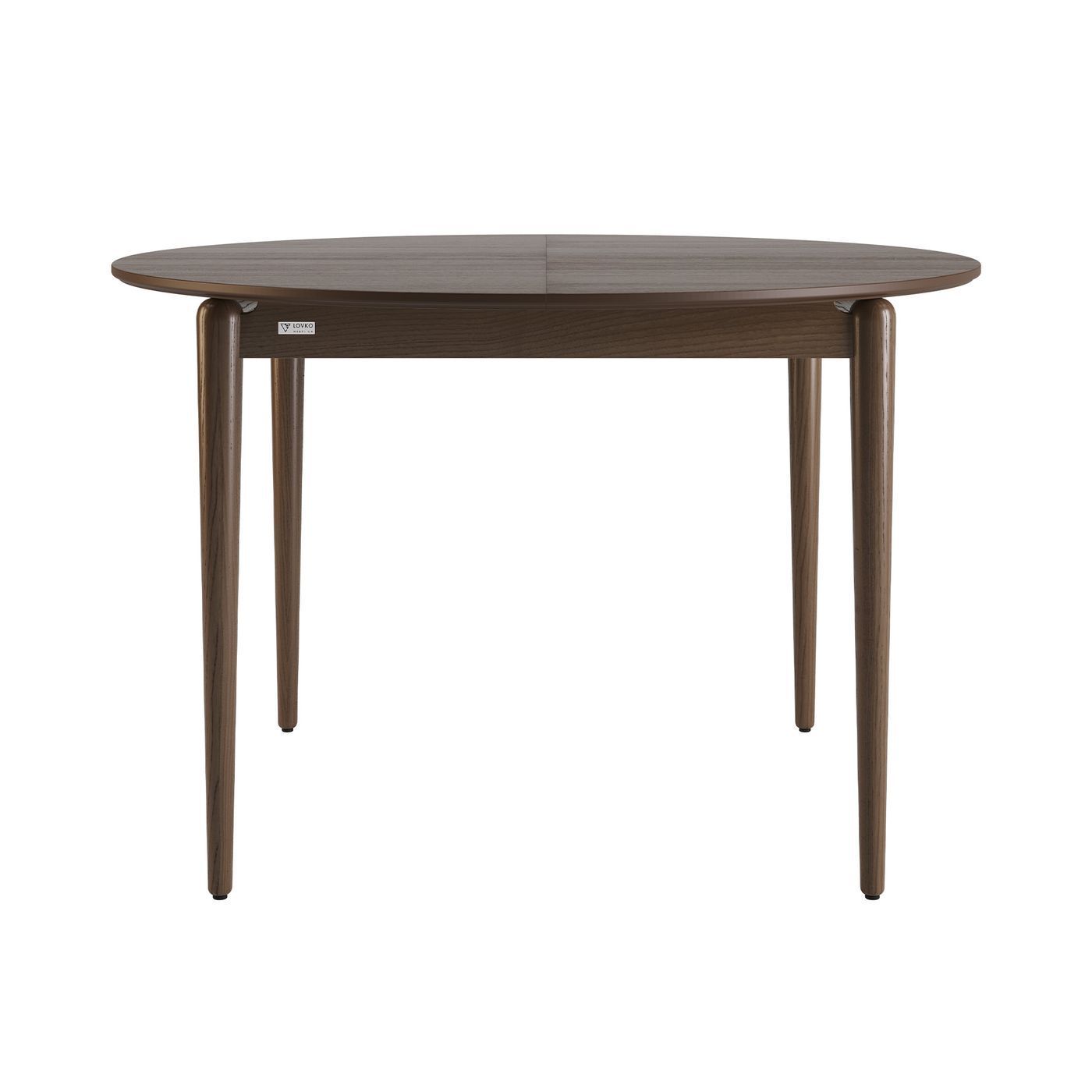 Стіл розкладний Eclipse d-120+40 темний горіх