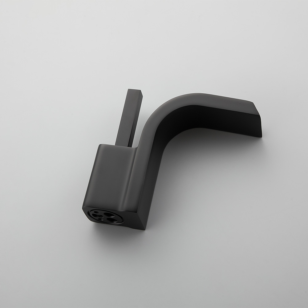 Змішувач для раковини в стилі Модерн Колір - Чорний Матеріал - Латунь SLAVGO 10487