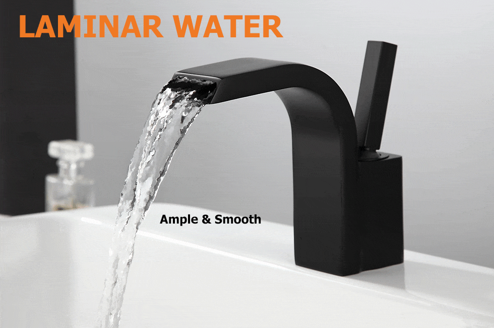 Змішувач для раковини в стилі Модерн Колір - Чорний Матеріал - Латунь SLAVGO 10487