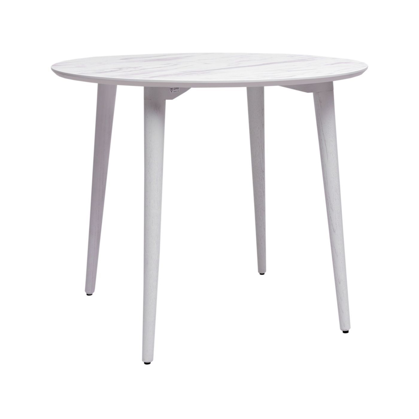 Стіл Dan d-90 HPL Arpa 3346 Ker / білий