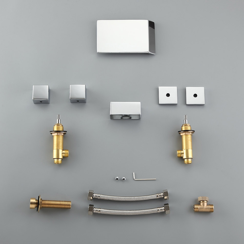 Змішувач для раковини в стилі Модерн Колір - Хром Матеріал - Латунь SLAVGO 11188