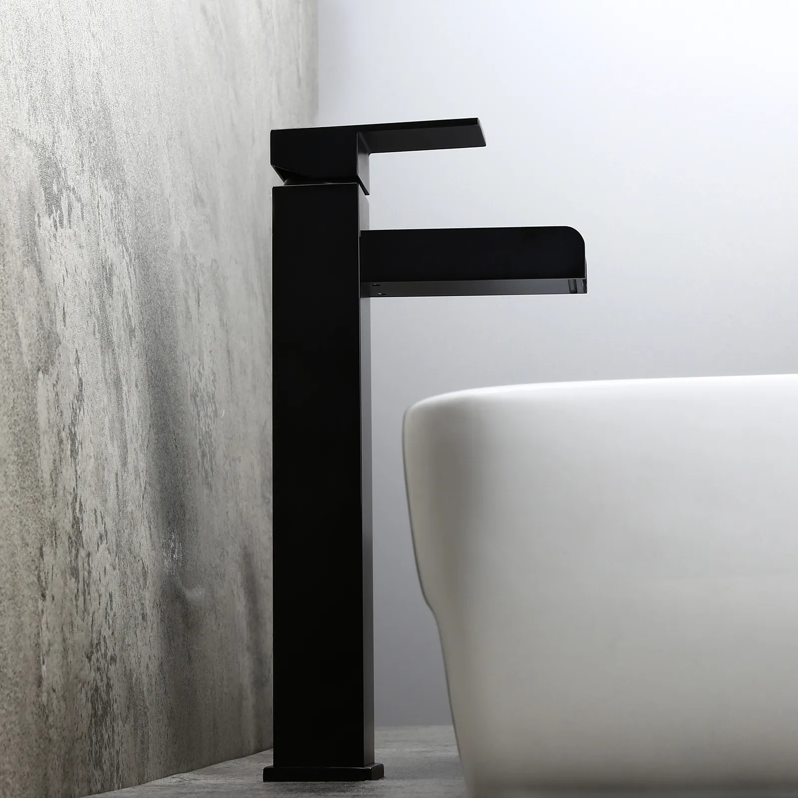 Змішувач для раковини в стилі Модерн Колір - Чорний Матеріал - Латунь SLAVGO 12878