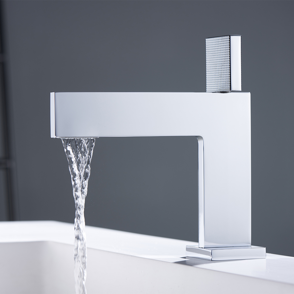 Змішувач для раковини в стилі Модерн Колір - Хром Матеріал - Латунь SLAVGO 34449