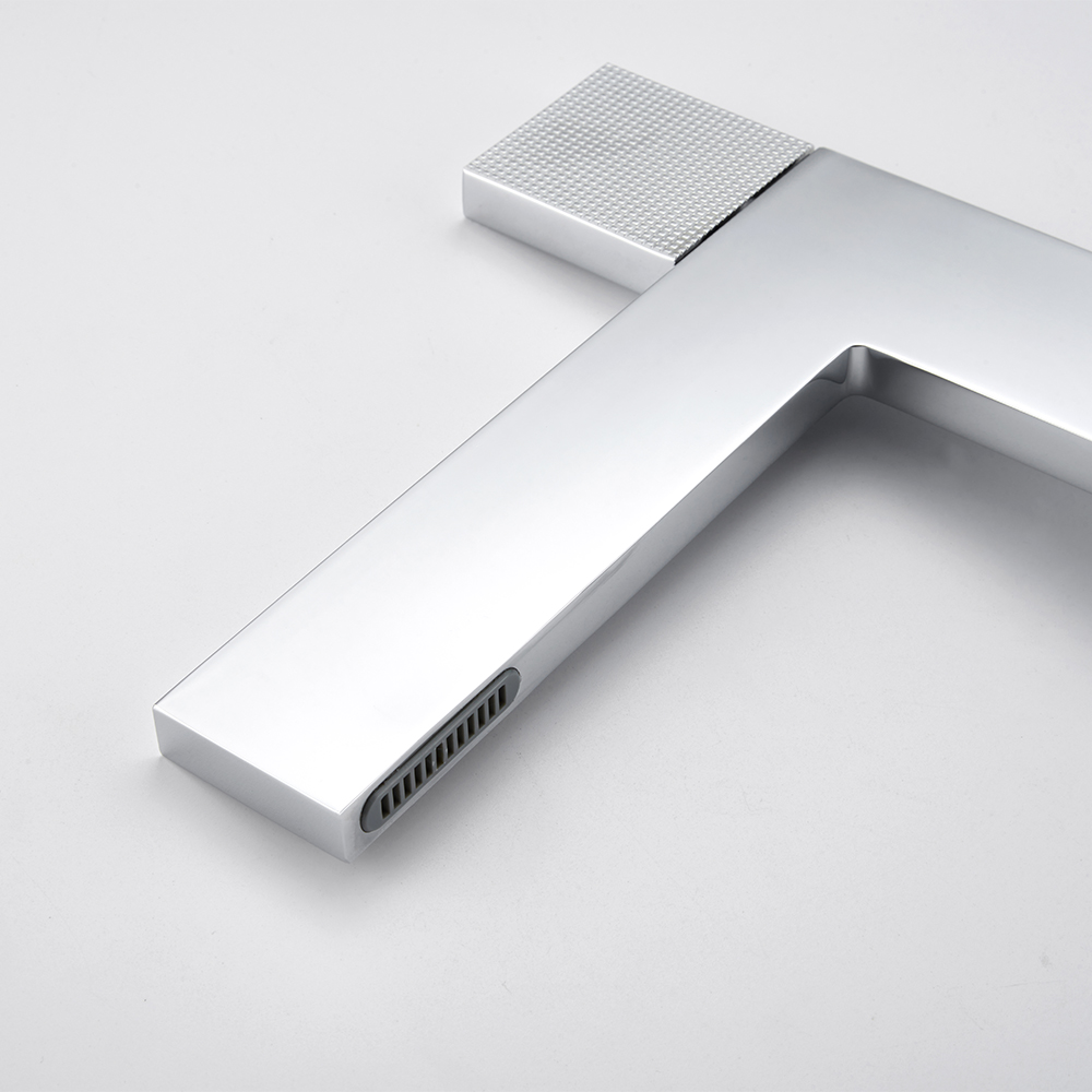 Змішувач для раковини в стилі Модерн Колір - Хром Матеріал - Латунь SLAVGO 34449