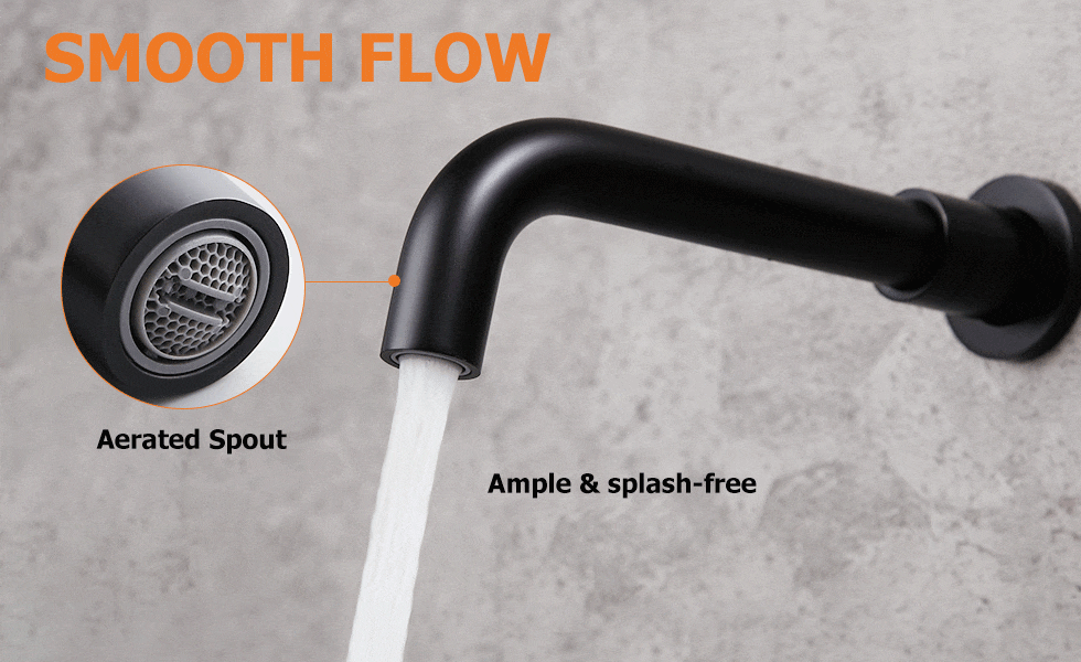 Змішувач для раковини в стилі Модерн Колір - Чорний Матеріал - Латунь SLAVGO 10111