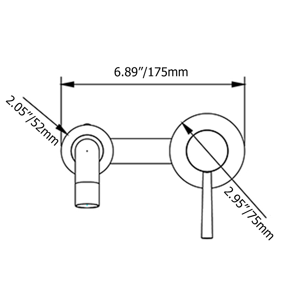 Змішувач для раковини в стилі Модерн Колір - Чорний Матеріал - Латунь SLAVGO 10111