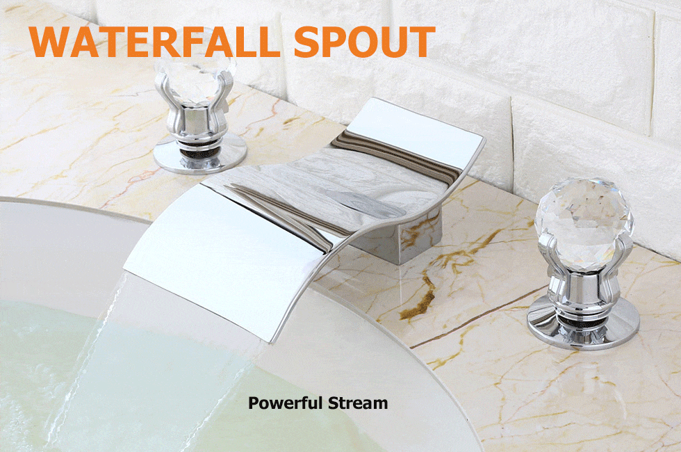 Змішувач для раковини в стилі Модерн Колір - Хром Матеріал - Латунь SLAVGO 10649