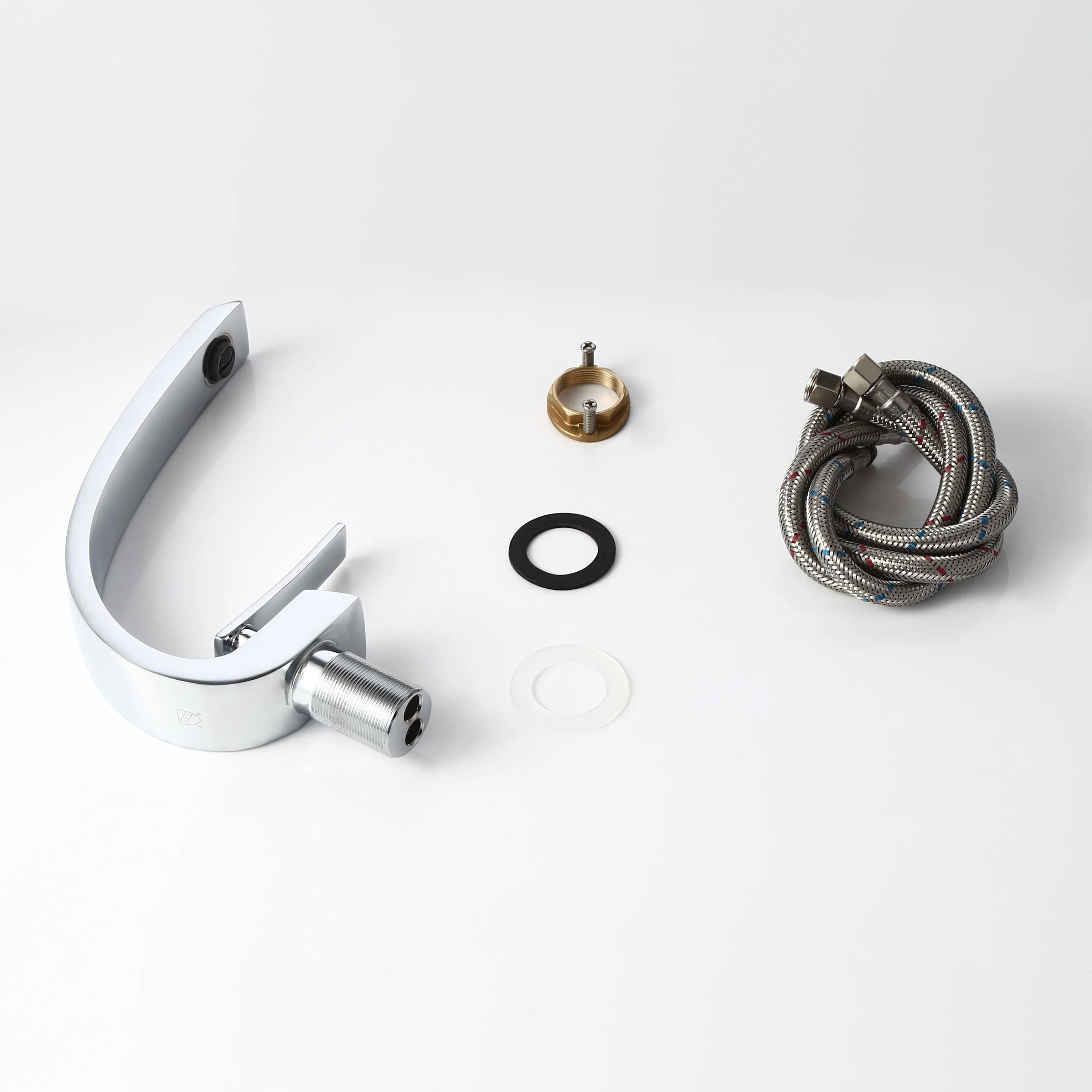 Змішувач для раковини в стилі Модерн Колір - Хром Матеріал - Латунь SLAVGO 12876