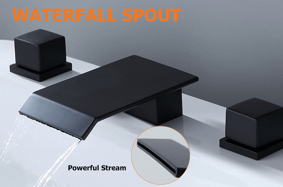 Змішувач для раковини в стилі Модерн Колір - Чорний Матеріал - Латунь SLAVGO 11134