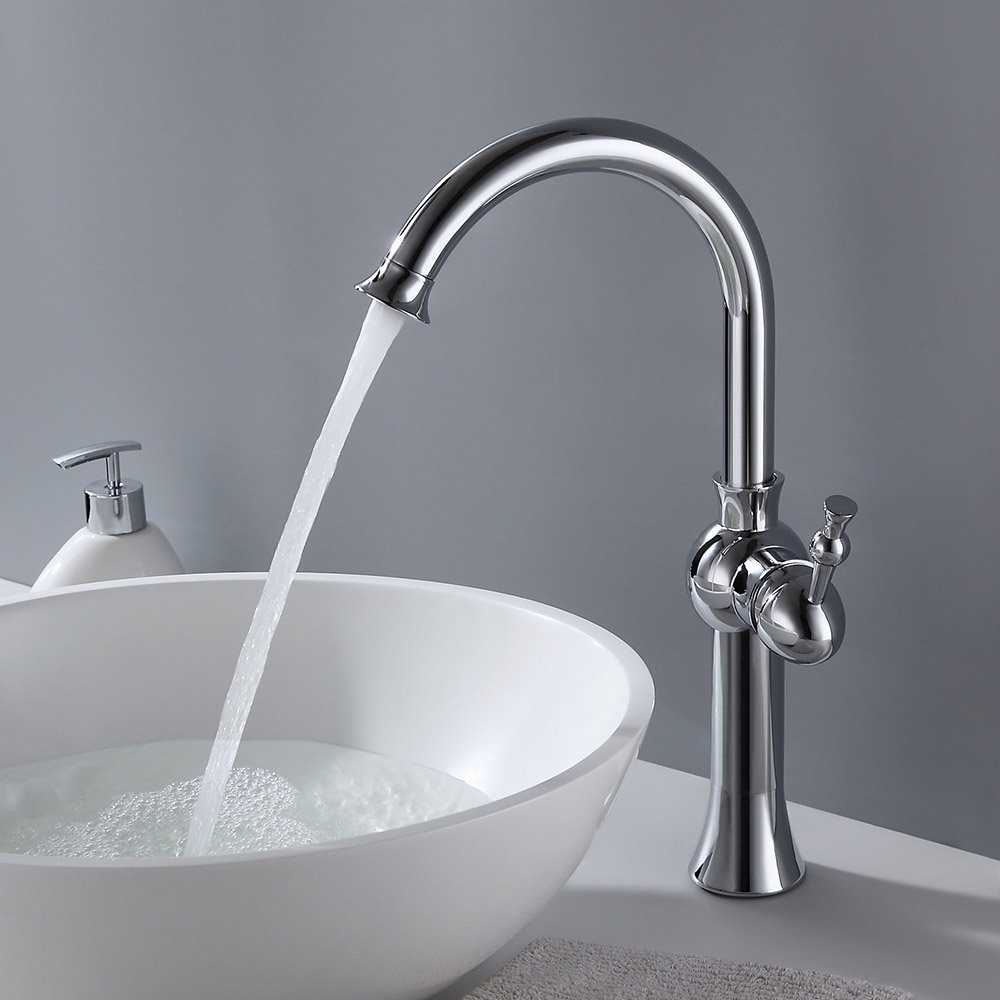 Змішувач для раковини у стилі Традиційний Колір - Хром Матеріал корпусу - Латунь SLAVGO 39316