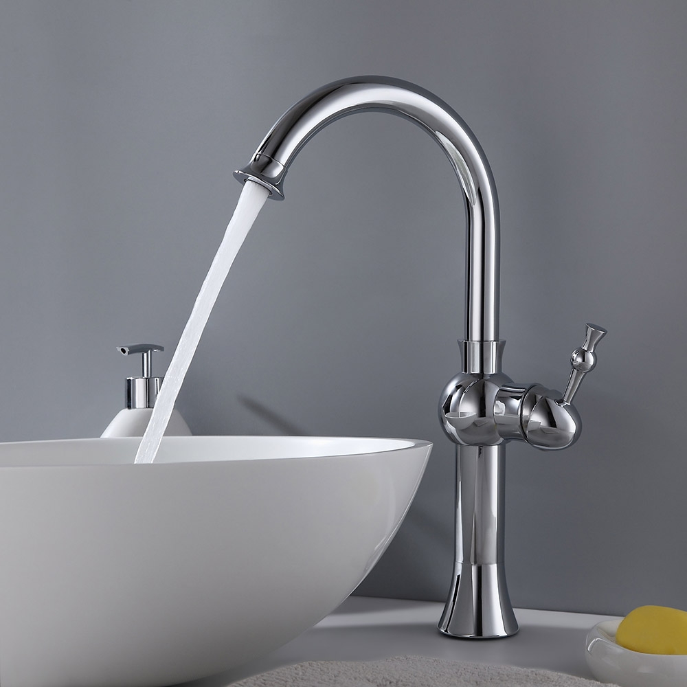 Змішувач для раковини у стилі Традиційний Колір - Хром Матеріал корпусу - Латунь SLAVGO 39316