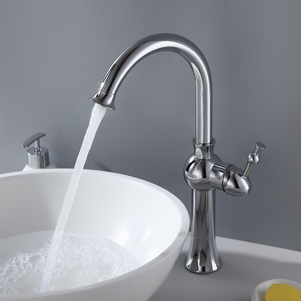 Змішувач для раковини у стилі Традиційний Колір - Хром Матеріал корпусу - Латунь SLAVGO 39316