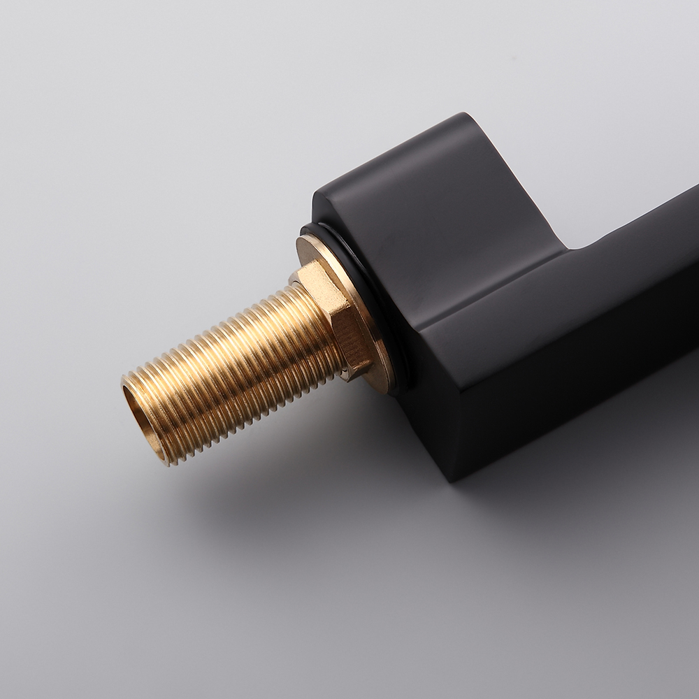 Змішувач для раковини в стилі Модерн Колір - Чорний Матеріал - Латунь SLAVGO 10248