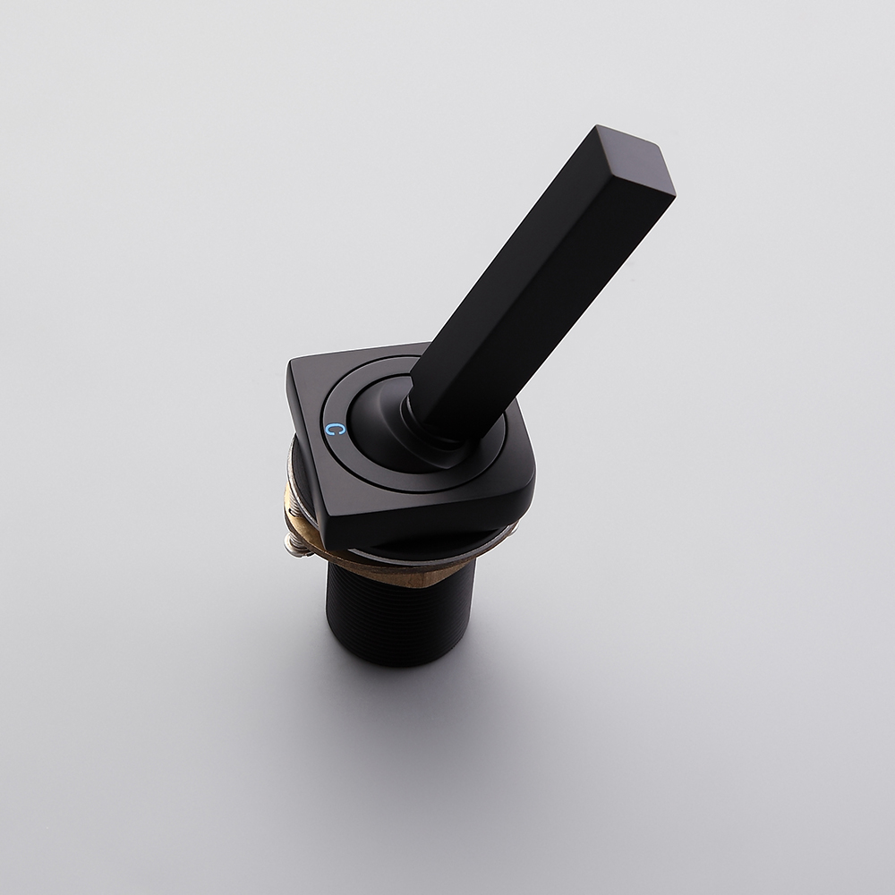 Змішувач для раковини в стилі Модерн Колір - Чорний Матеріал - Латунь SLAVGO 10248