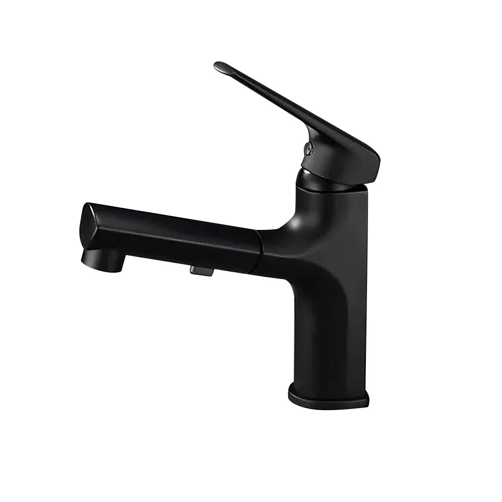 Змішувач для раковини у стилі Модерн Колір - Чорний Матеріал корпусу - Сплав цинку;Латунь SLAVGO 13352