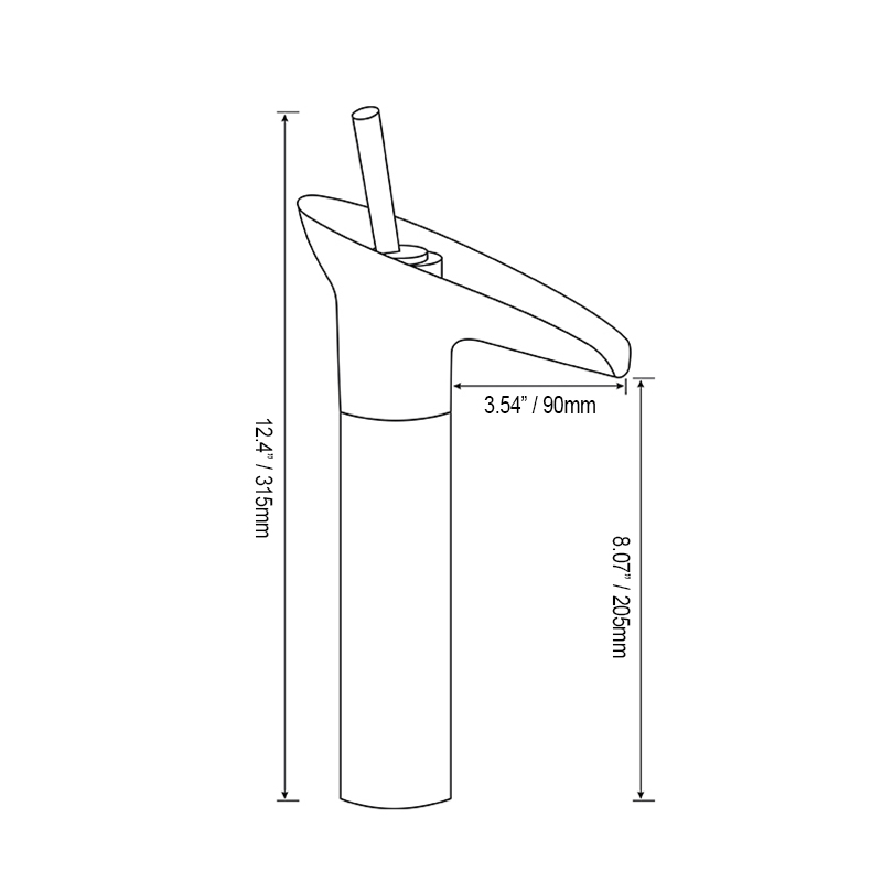 Змішувач для раковини у стилі Традиційний Колір - Золото Матеріал корпусу - Латунь SLAVGO 11247