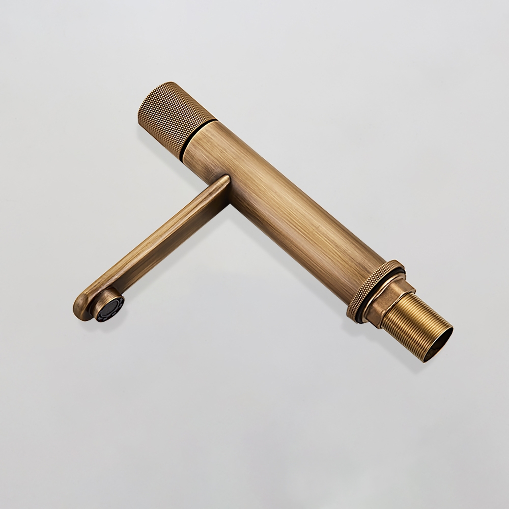 Змішувач для раковини у стилі Традиційний Колір - Антична Латунь Матеріал корпусу - Латунь SLAVGO 15350