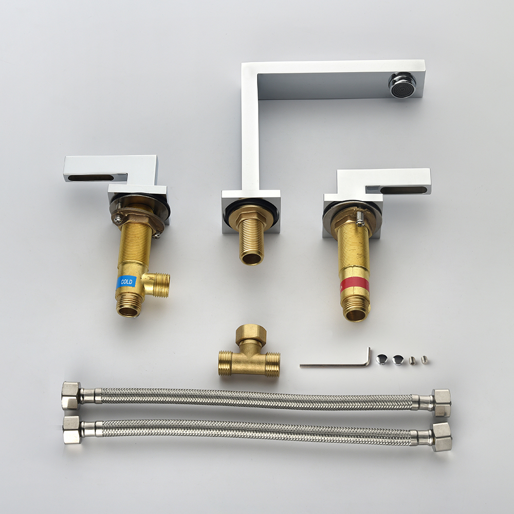 Змішувач для раковини в стилі Модерн Колір - Хром Матеріал - Латунь SLAVGO 41620