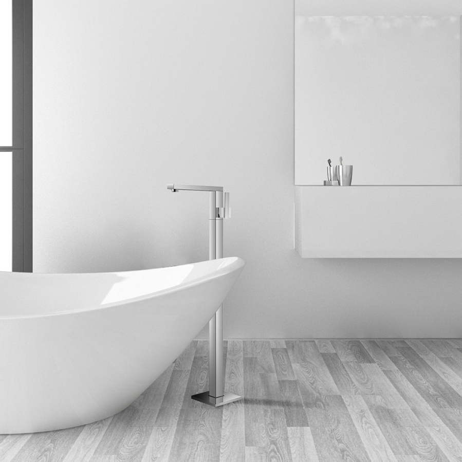 Змішувач для ванни Окремо стоїть у стилі Модерн Колір-Хром SLAVGO 39673