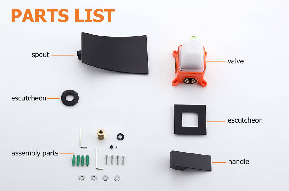 Змішувач для раковини в стилі Модерн Колір - Чорний Матеріал - Латунь SLAVGO 10028