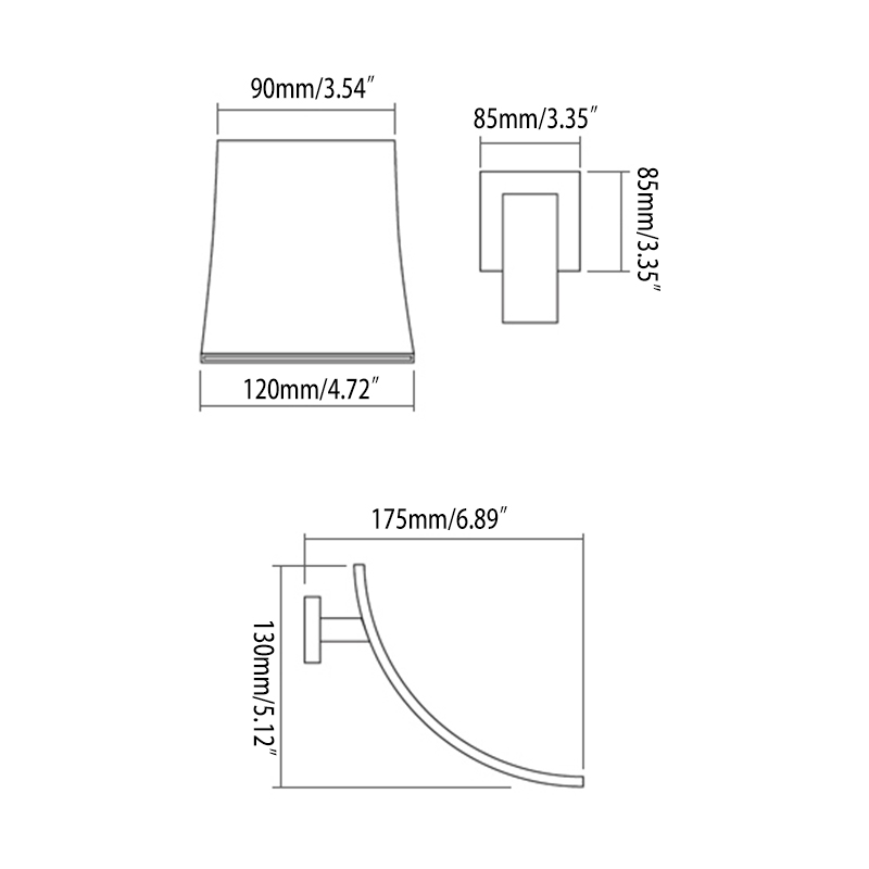 Змішувач для раковини в стилі Модерн Колір - Чорний Матеріал - Латунь SLAVGO 10028