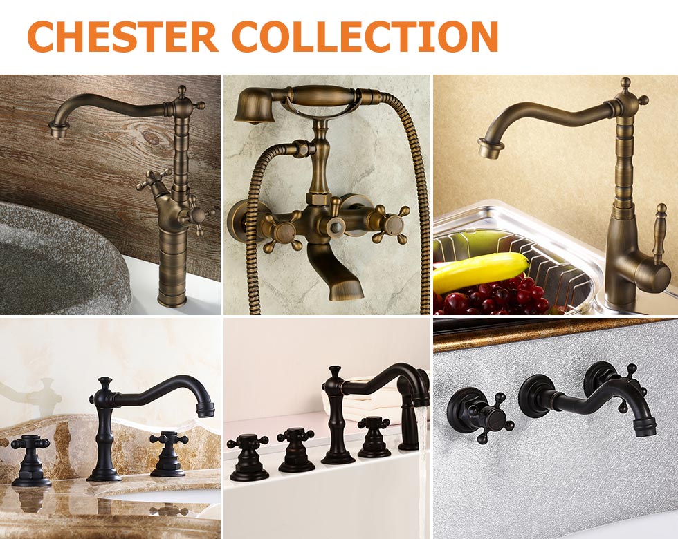 Змішувач для раковини у стилі Традиційний Колір - Хром Матеріал корпусу - Латунь SLAVGO 11360