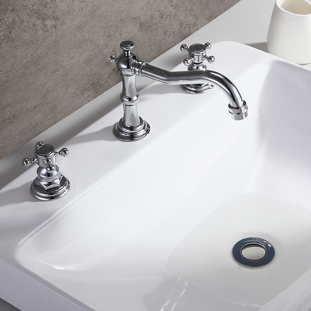 Змішувач для раковини у стилі Традиційний Колір - Хром Матеріал корпусу - Латунь SLAVGO 11360