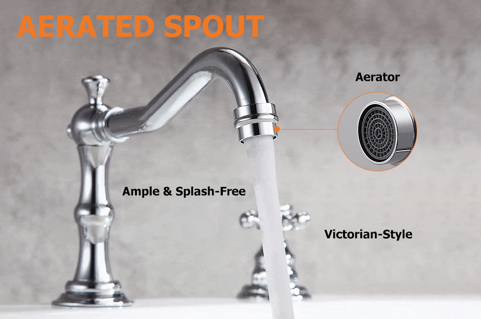 Змішувач для раковини у стилі Традиційний Колір - Хром Матеріал корпусу - Латунь SLAVGO 11360